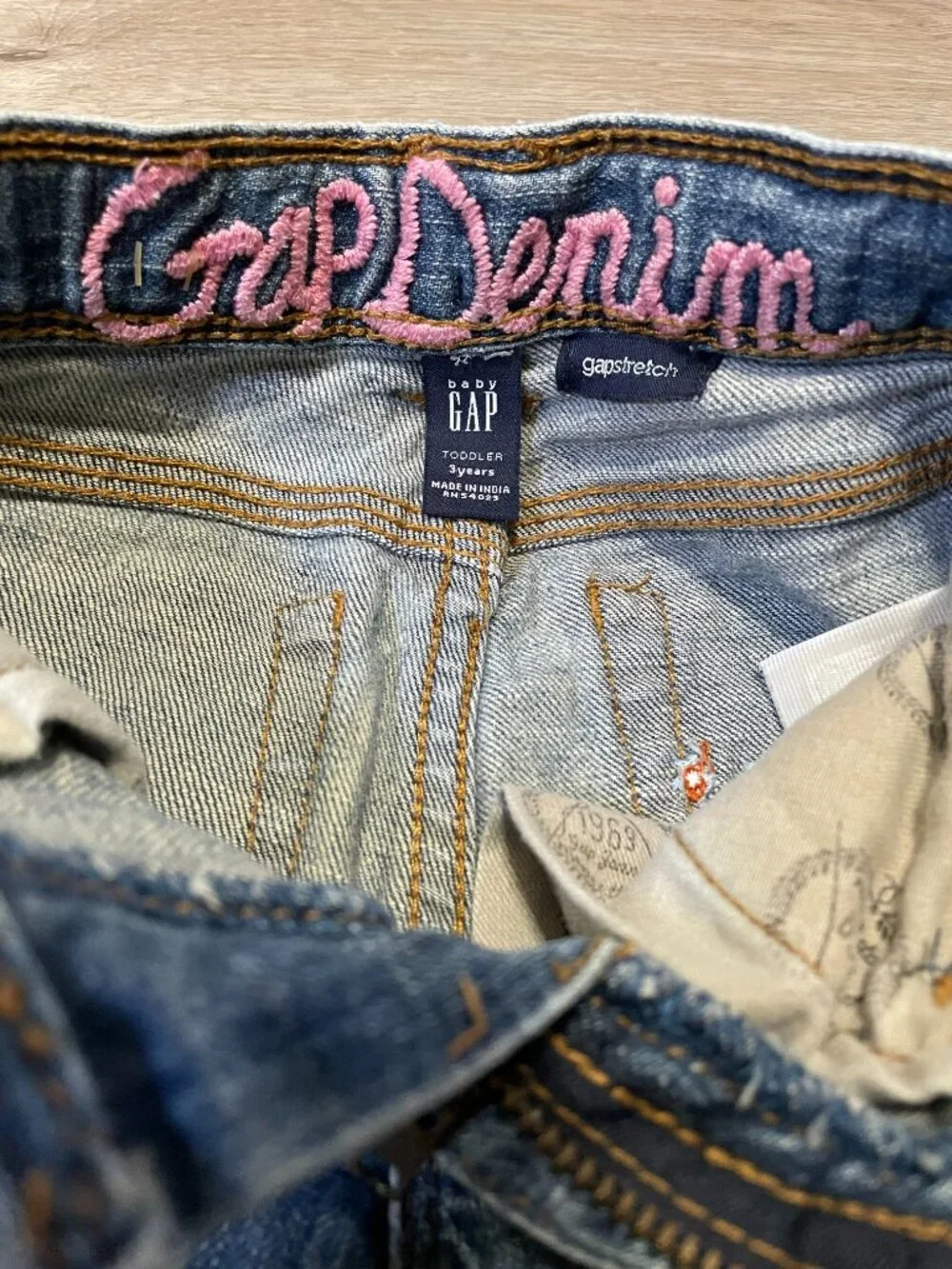GAP embroidered denim